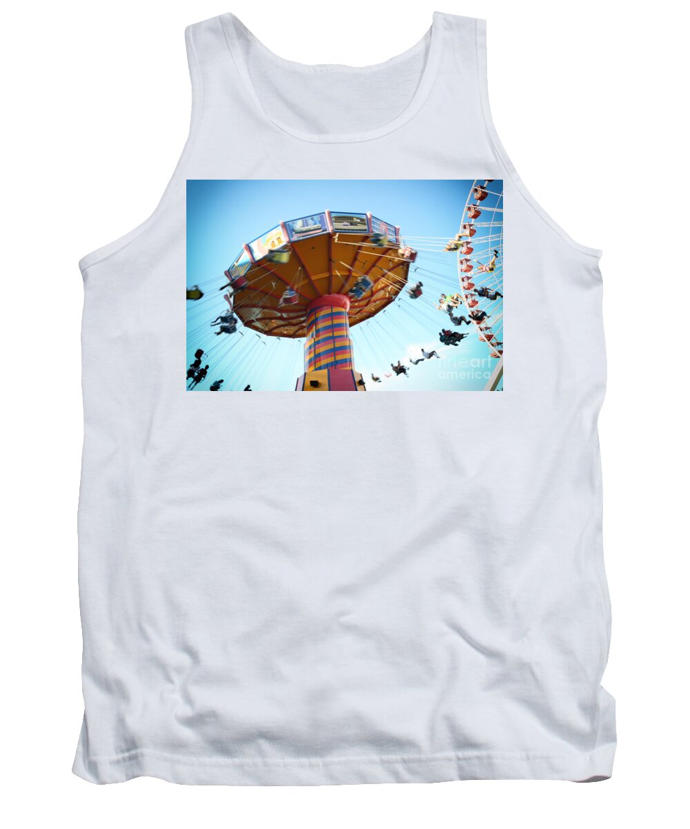Swings Tank Top featuring the photograph Swings by Leslie Leda