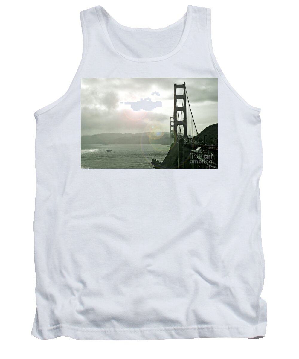 Golden Gate Tank Top featuring the photograph The Golden Gate Bridge by Micah May