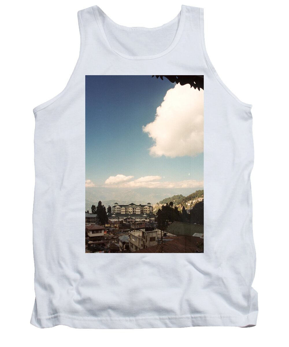 Town Tank Top featuring the photograph View from the Window by Fotosas Photography