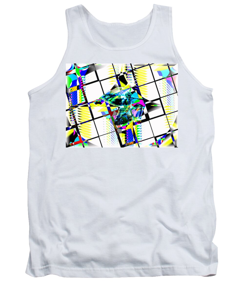  From Journey Through The Burning Brain Tank Top featuring the photograph Fragments 7 by The Lovelock experience