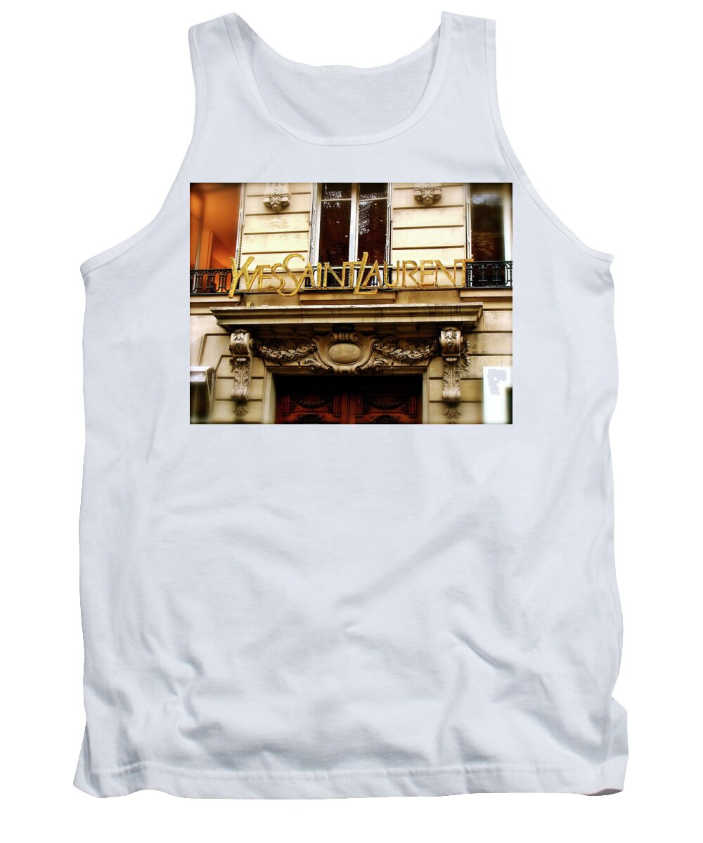 Yves Saint Laurent Tank Top featuring the photograph A Passion For Fashion #2 by Ira Shander
