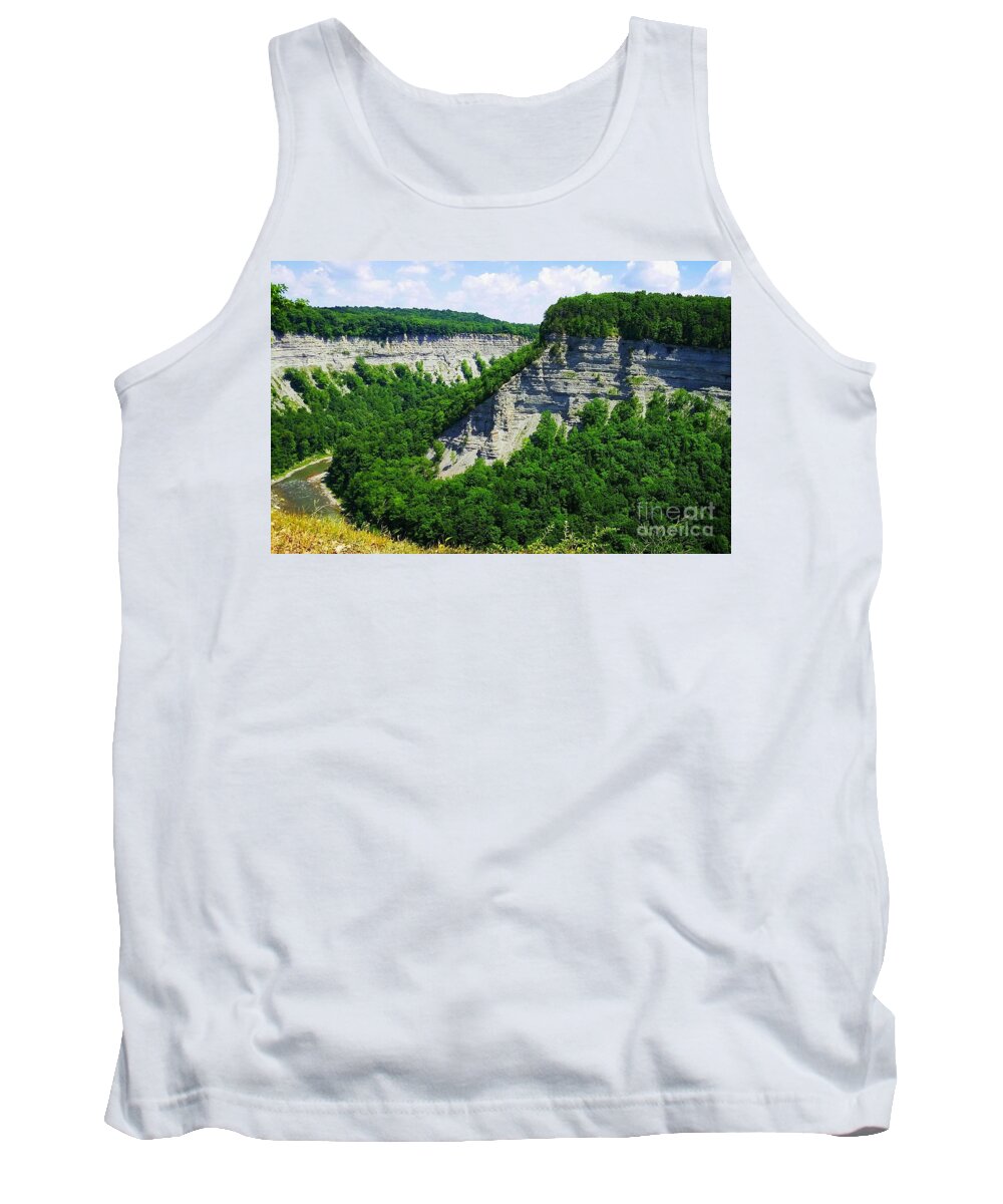Canyon Tank Top featuring the photograph Canyon #1 by Raymond Earley