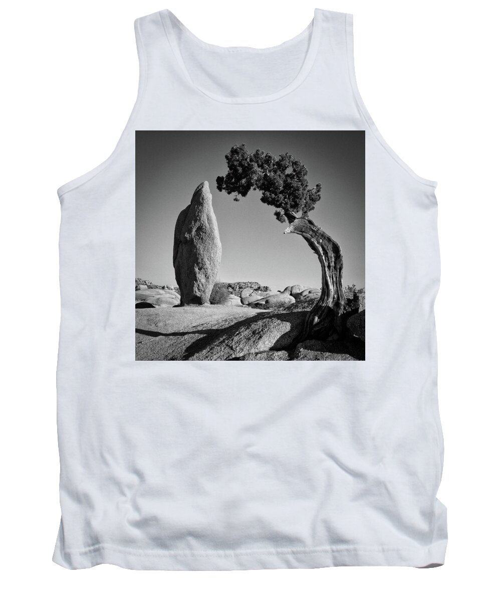 Black And White Tank Top featuring the photograph Duality by Ryan Weddle