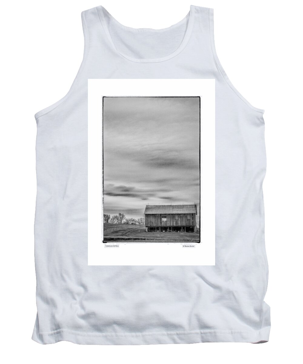 Barn Tank Top featuring the photograph Limestoneville Barn by R Thomas Berner