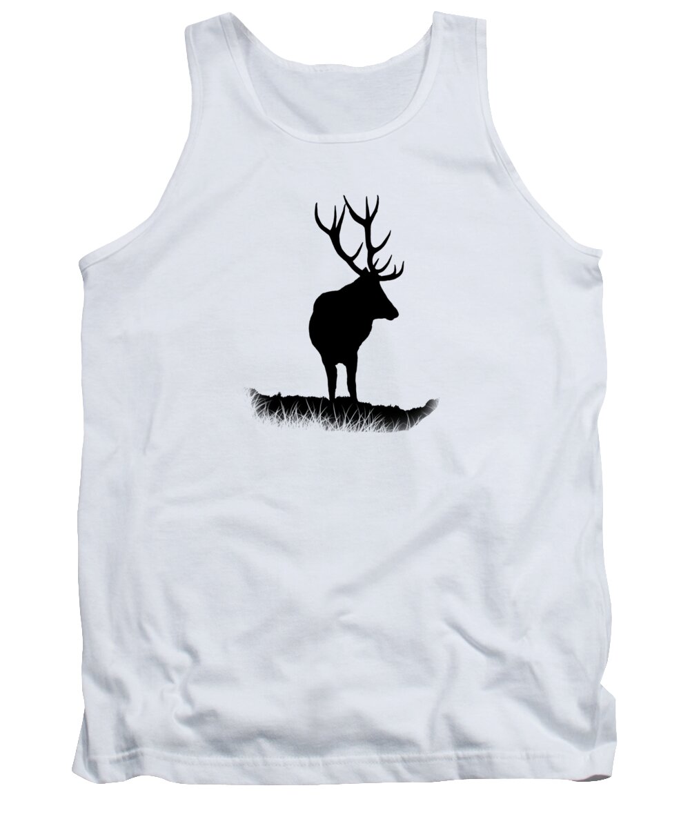 Stag Tank Top featuring the photograph Monarch Of The Park #1 by Linsey Williams