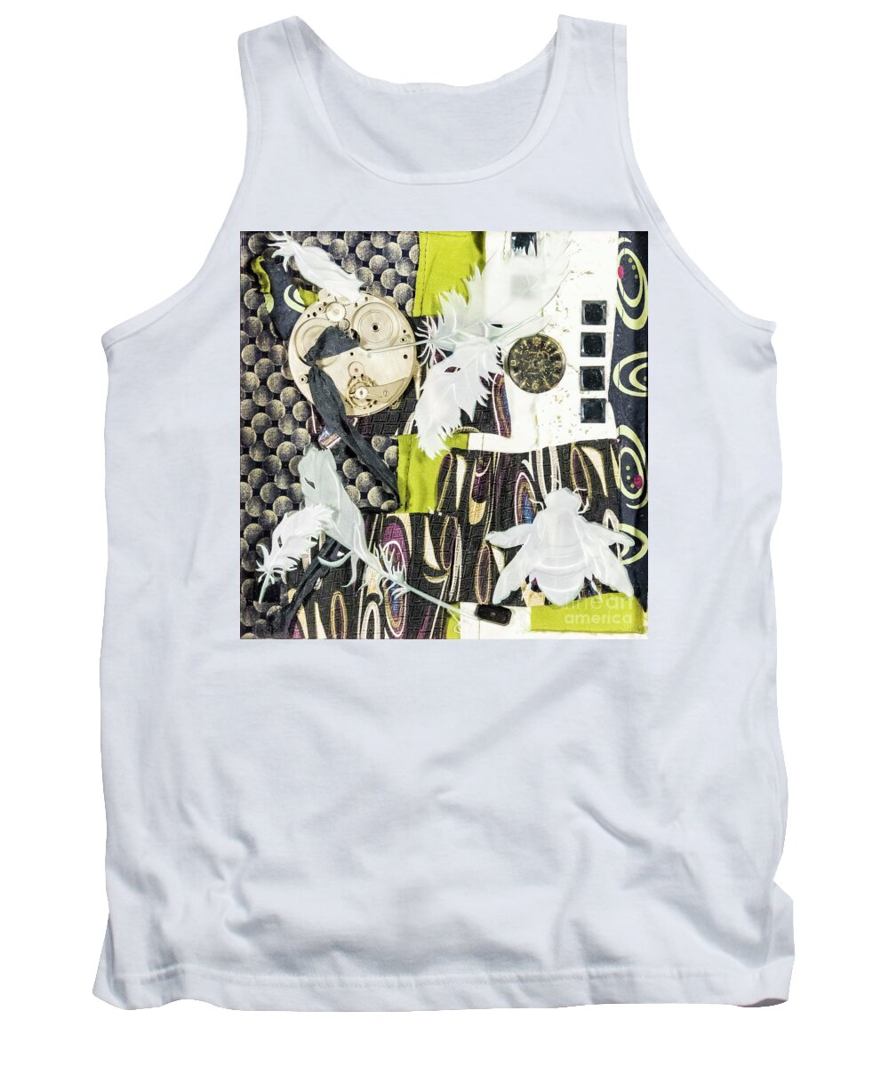 Carved Glass Tank Top featuring the glass art Remembrance III #1 by Alone Larsen