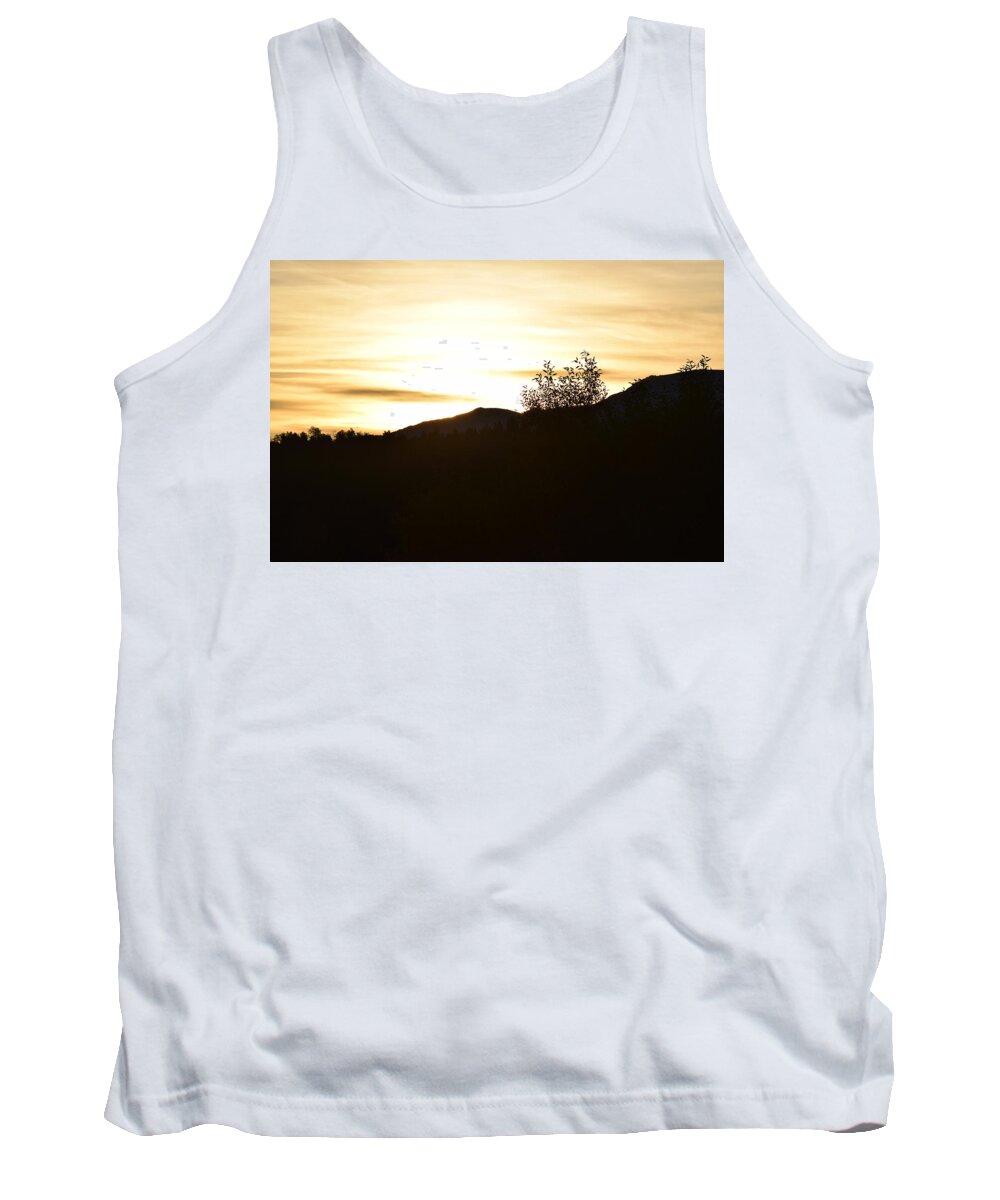 Sun Tank Top featuring the photograph Sunrise Back Country CO #1 by Margarethe Binkley