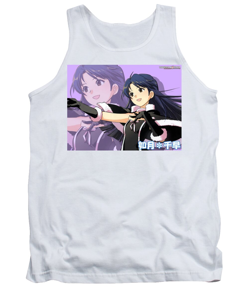 Idolm@ster Tank Top featuring the digital art iDOLM@STER #18 by Super Lovely