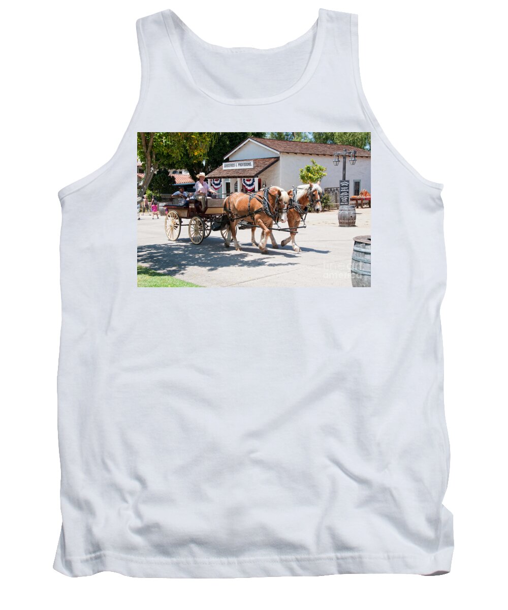 Animals Tank Top featuring the digital art Old Town San Diego #19 by Carol Ailles