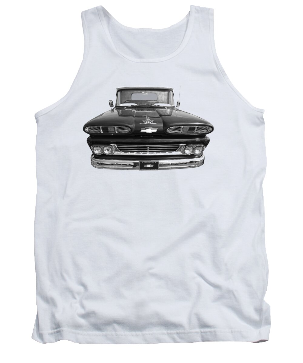 Chevrolet Truck Tank Top featuring the photograph 1960 Chevy Truck by Gill Billington