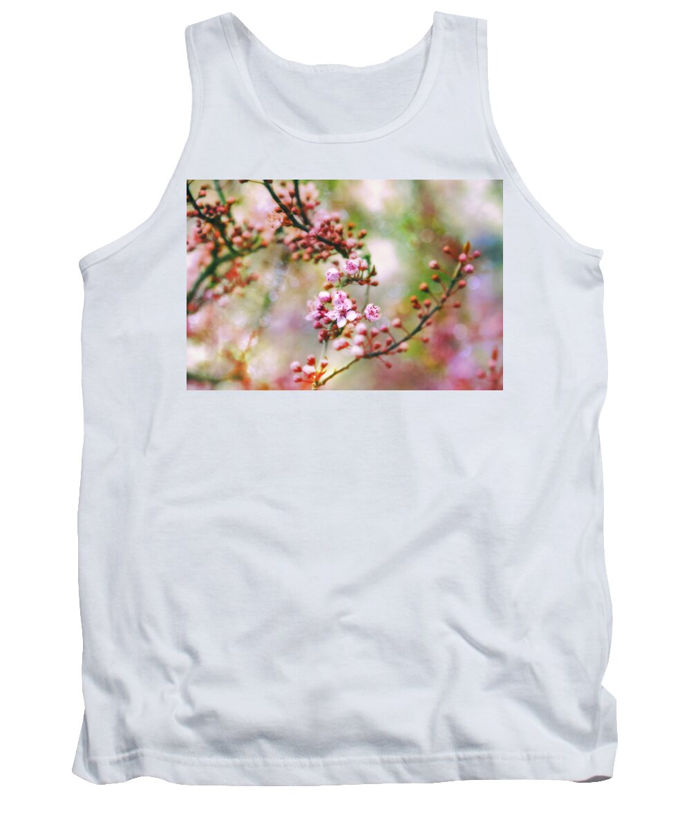 Cherry Blossoms Tank Top featuring the photograph Cherry Blossoms in Spring #2 by Peggy Collins