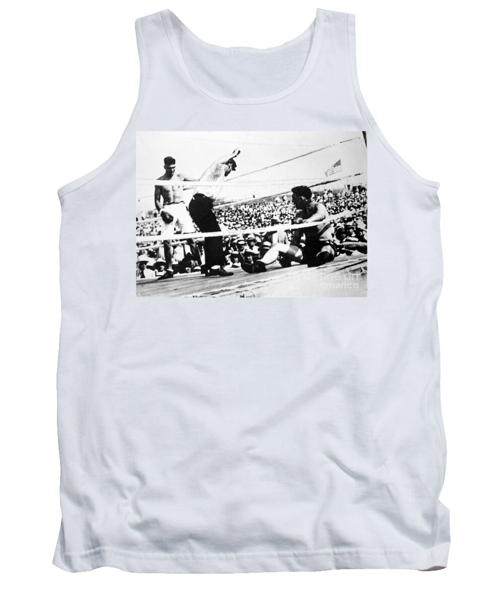 1919 Tank Top featuring the photograph Jack Dempsey #1 by Granger