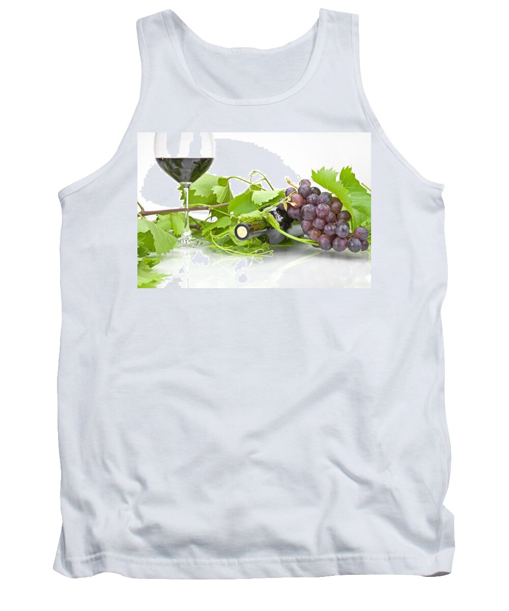 Wine Tank Top featuring the photograph Red wine #3 by Joana Kruse