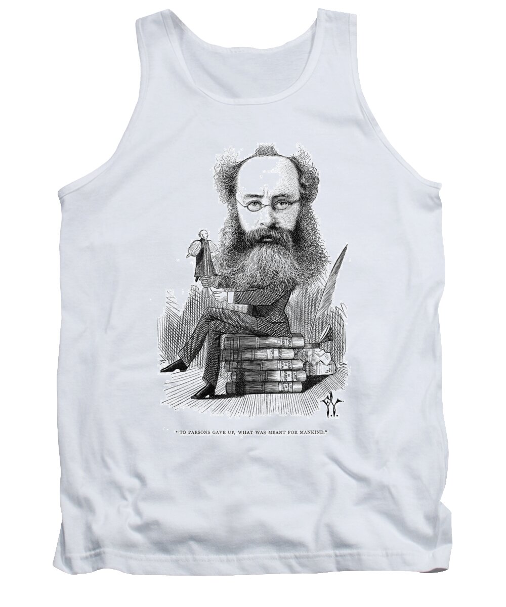 19th Century Tank Top featuring the photograph Anthony Trollope #4 by Granger