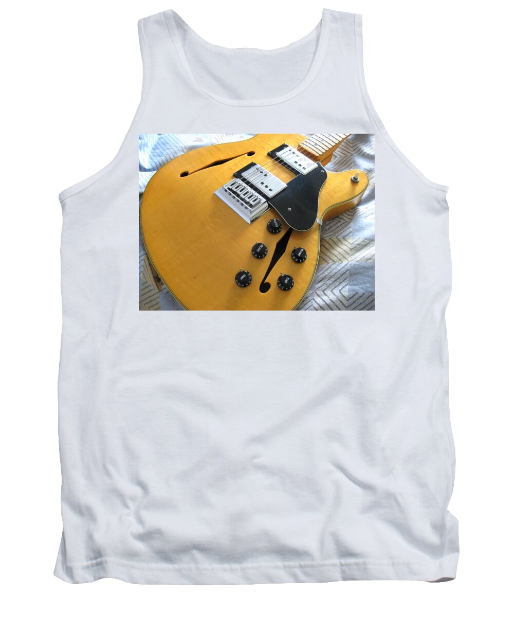 Guitar Tank Top featuring the photograph Guitar #7 by Jackie Russo