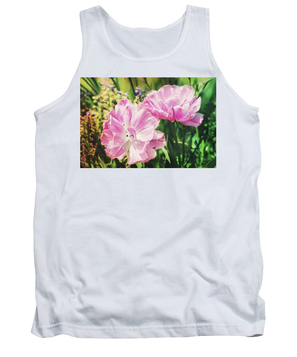 Flowers Tank Top featuring the photograph A Beautiful Pair by Trina Ansel
