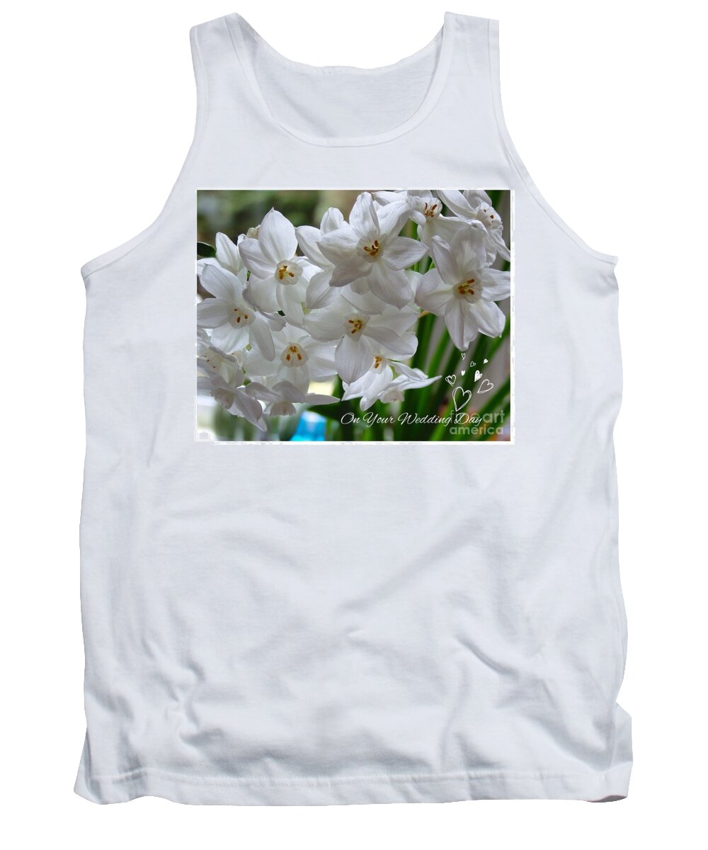 Spring Wedding Tank Top featuring the photograph A Spring Wedding by Joan-Violet Stretch