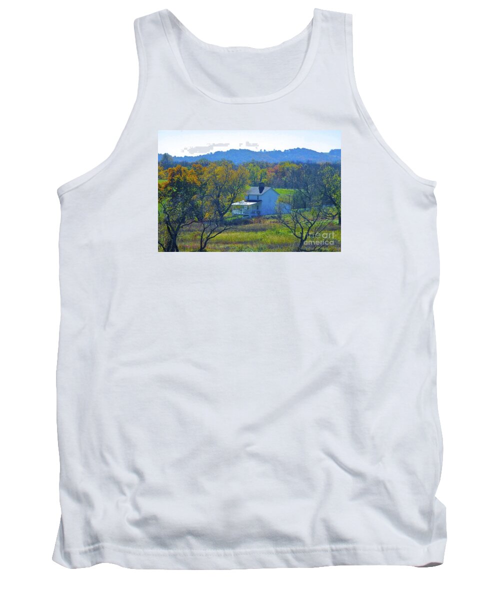 Fall Folage Tank Top featuring the photograph Ablaze by Tracy Rice Frame Of Mind