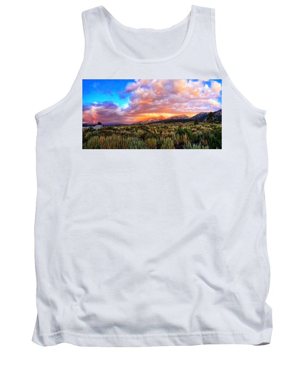 Storm Tank Top featuring the photograph After the Storm Panorama by Lynn Bauer