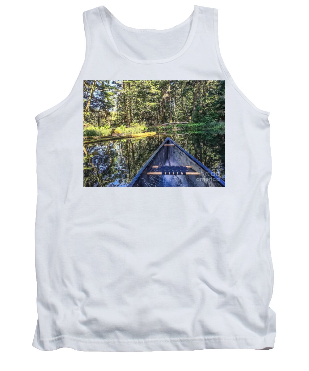 Canoeing Tank Top featuring the photograph Afternoon Paddle by William Wyckoff