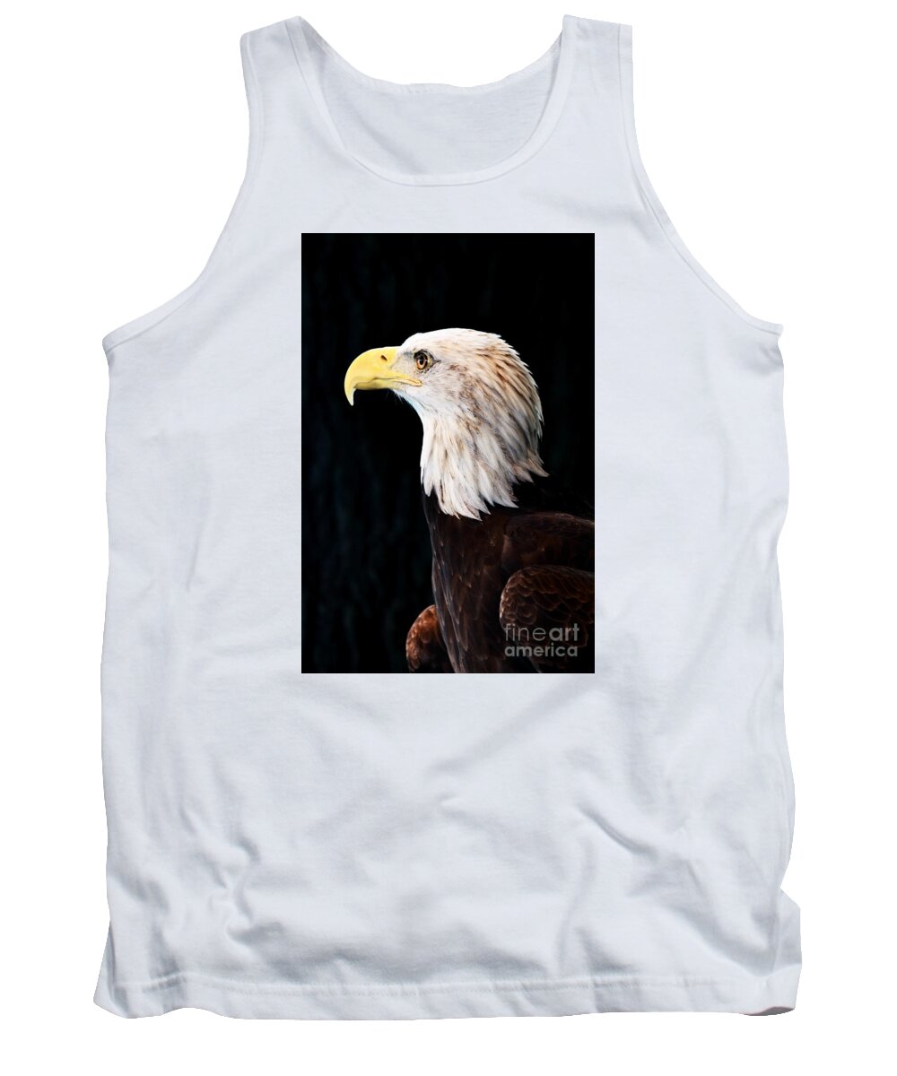 Eagle Tank Top featuring the photograph American Bald Eagle by Stephanie Frey