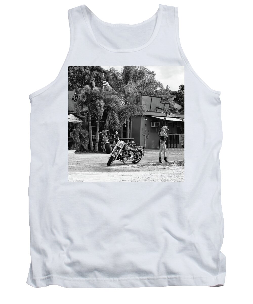 Harley Davidson Tank Top featuring the photograph American Classic by Laura Fasulo