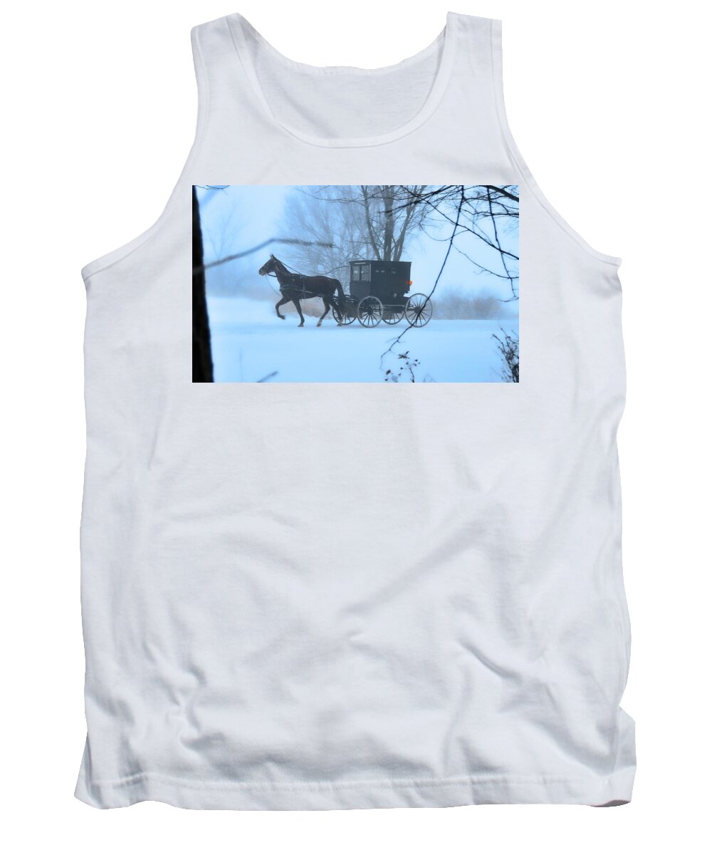 Dreamscape Tank Top featuring the photograph Amish Dreamscape by David Arment