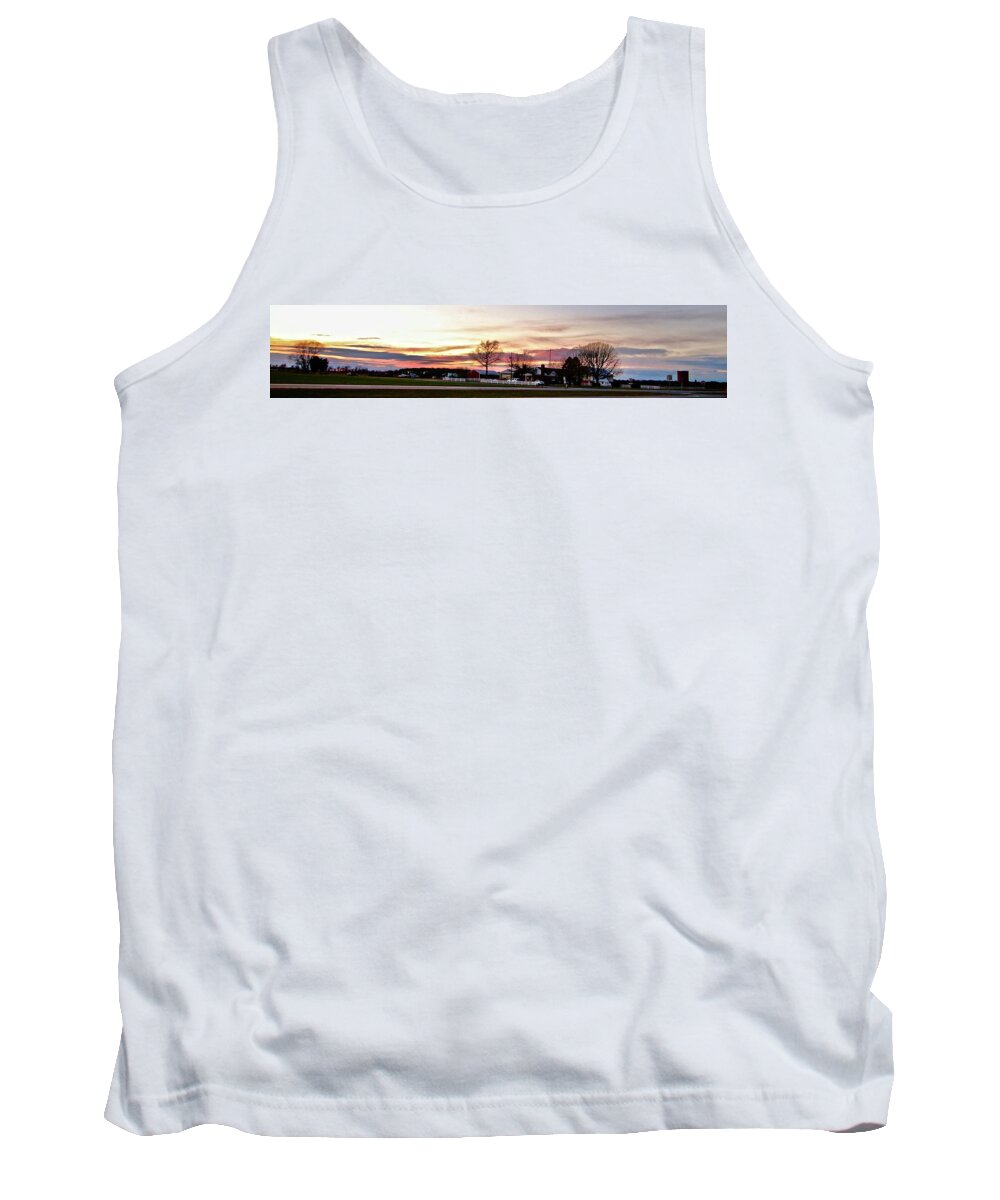 Sussex County Tank Top featuring the photograph An American Farm in Delaware by Shawn M Greener
