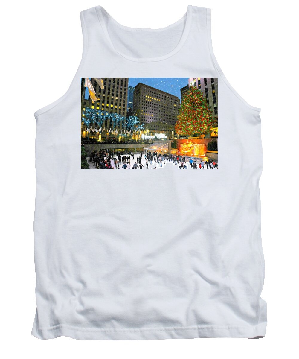 Christmas Tank Top featuring the photograph And So This Is Christmas by Diana Angstadt
