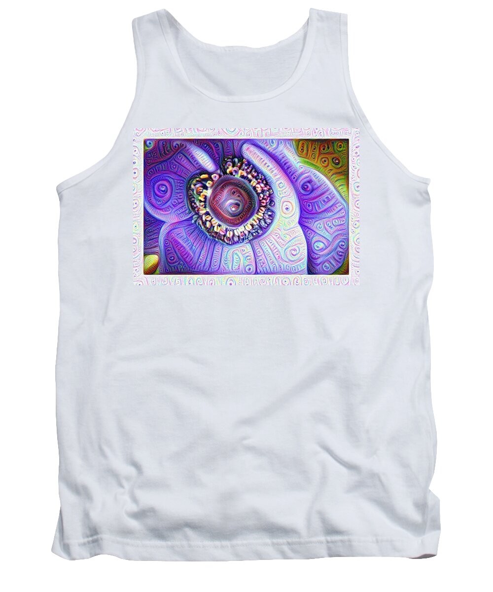 Google Tank Top featuring the photograph Anemone by Spikey Mouse Photography