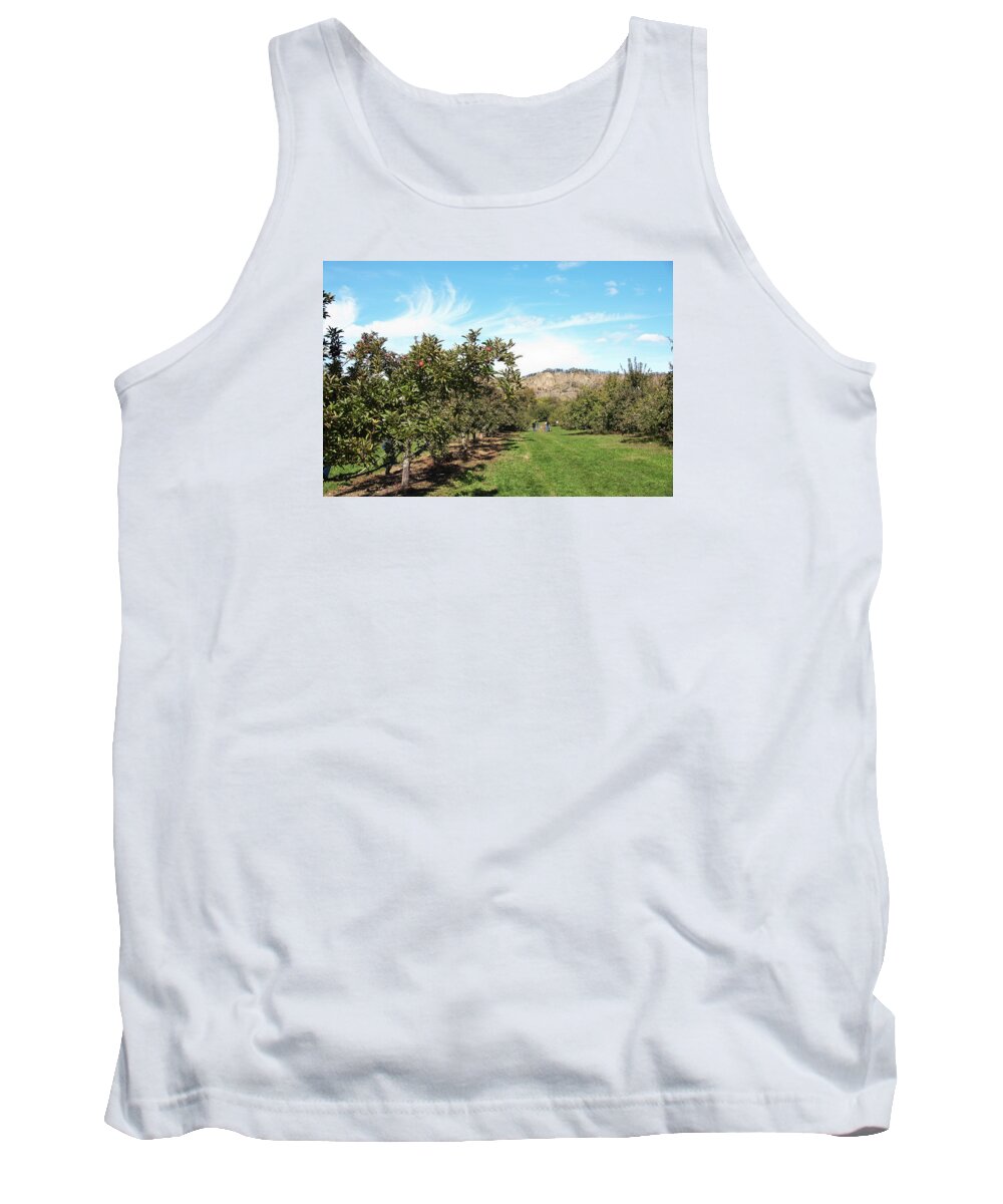 Landscape Tank Top featuring the photograph Apple Picking by Jose Rojas