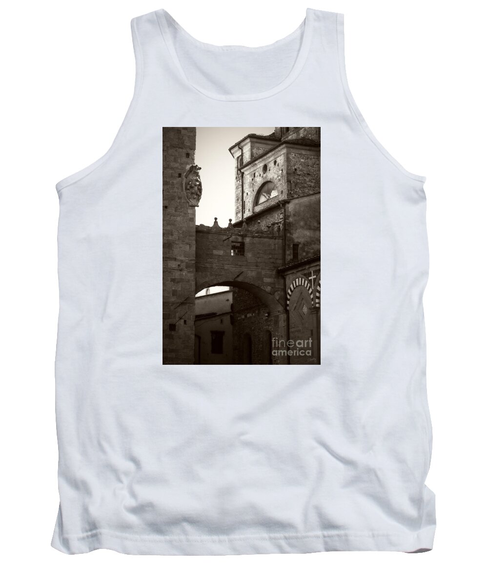 Architecture Of Pistoia Tank Top featuring the photograph Architecture of Pistoia by Prints of Italy