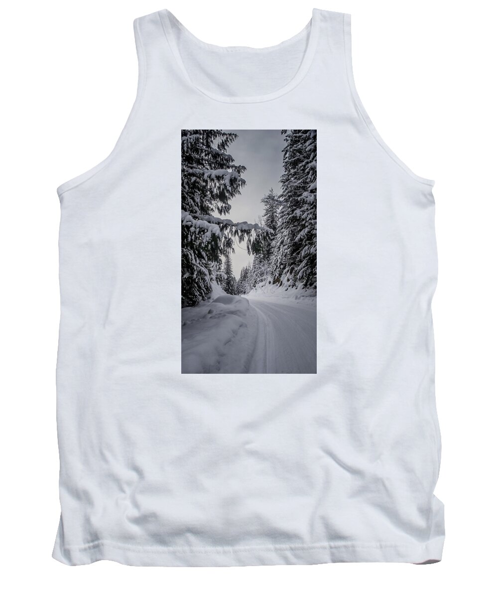 Winter Tank Top featuring the photograph Around the Bend by Albert Seger
