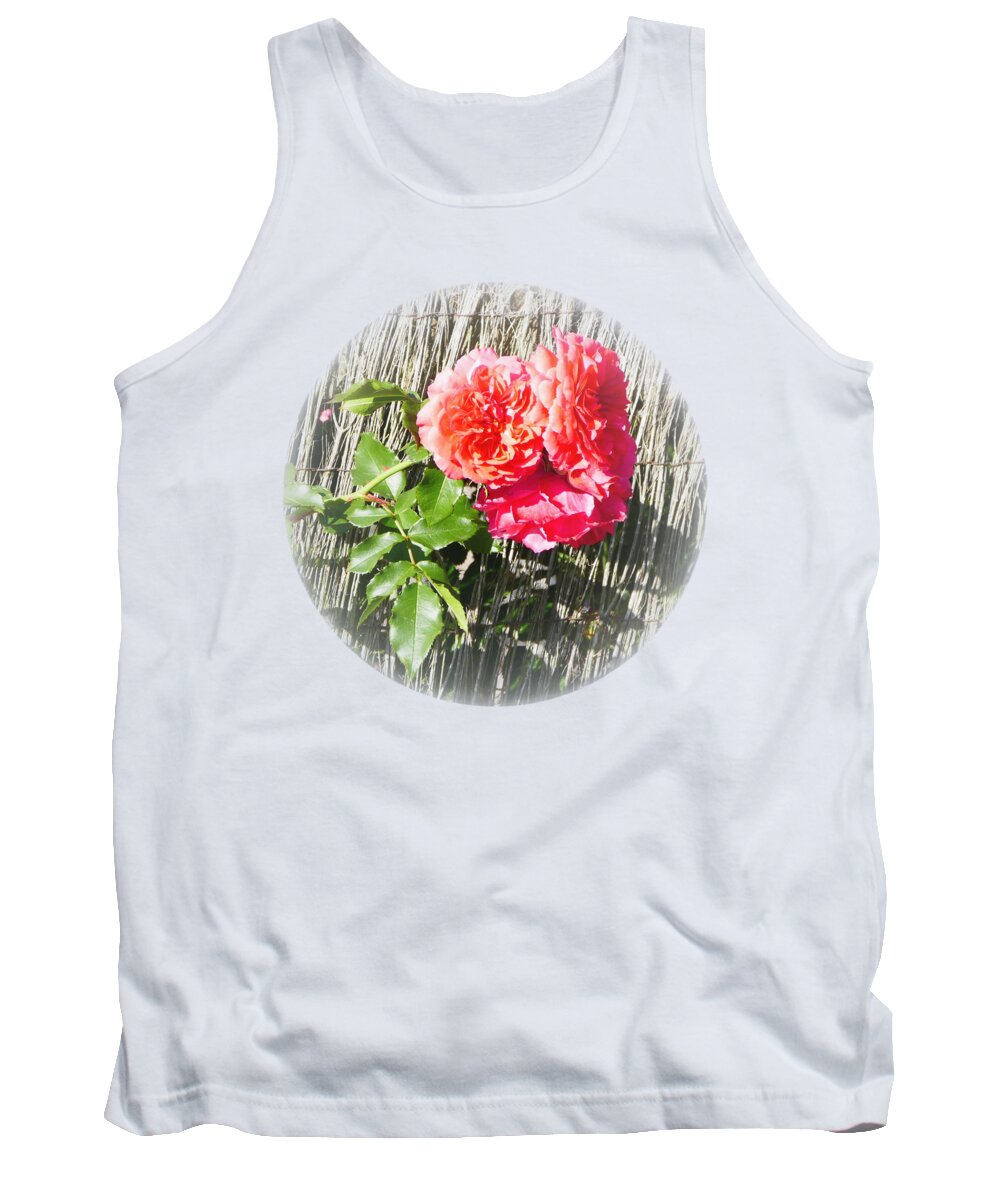 Rose Tank Top featuring the photograph Floral Escape by Ivana Westin