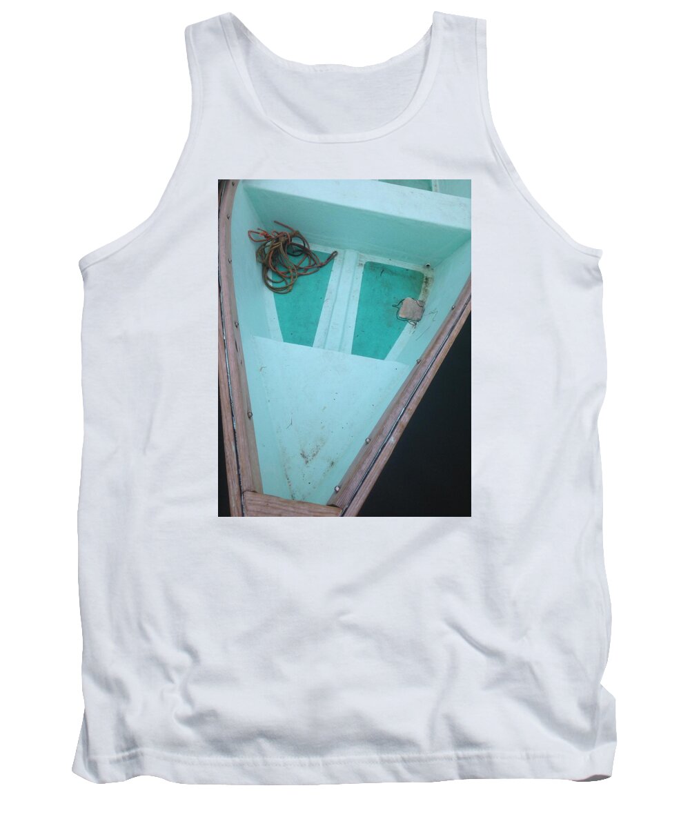 Boat Tank Top featuring the photograph At the dock by Olivier Calas