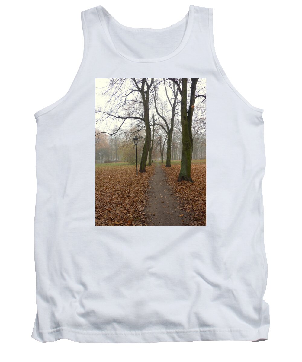 Autumn Tank Top featuring the photograph Autumn in the park by Lukasz Ryszka
