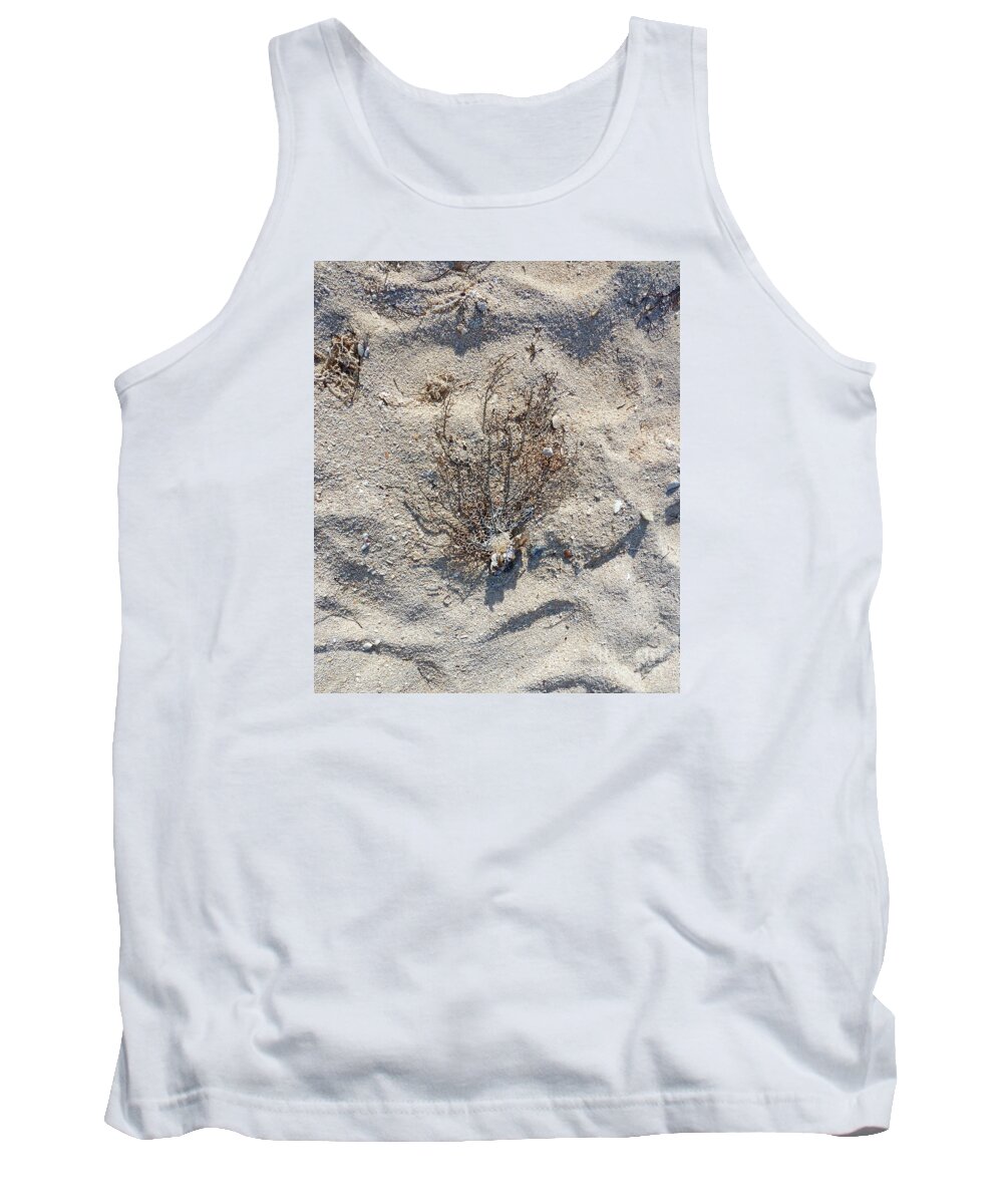 Photography Tank Top featuring the photograph Beach still life by Francesca Mackenney