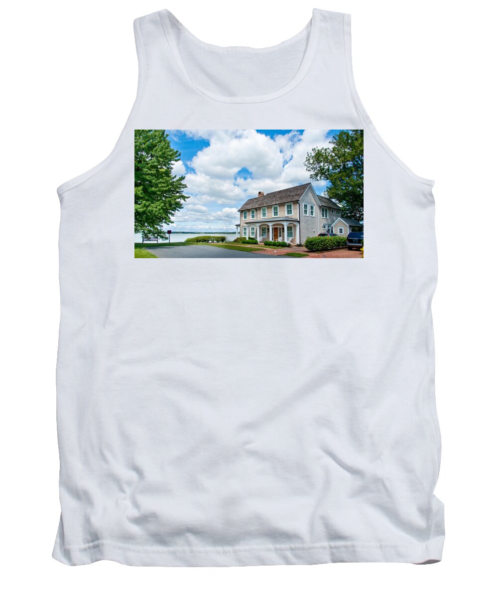 Landscape Tank Top featuring the photograph By the Water in Oxford MD by Charles Kraus