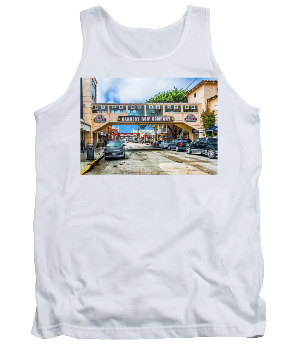 Steinbeck Tank Top featuring the photograph Cannery Row by David Lee