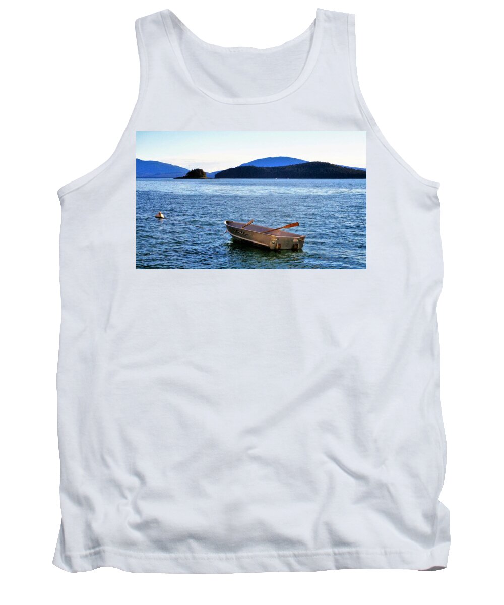 Sea Tank Top featuring the photograph Canoe by Martin Cline