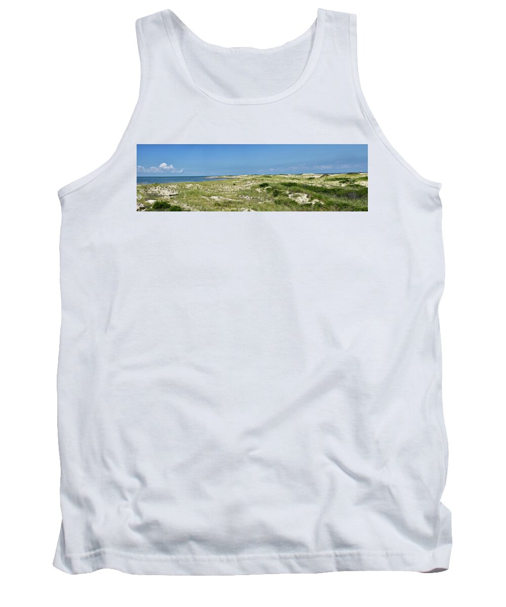 Cape Henlopen State Park Tank Top featuring the photograph Cape Henlopen State Park - The Point - Delaware by Brendan Reals