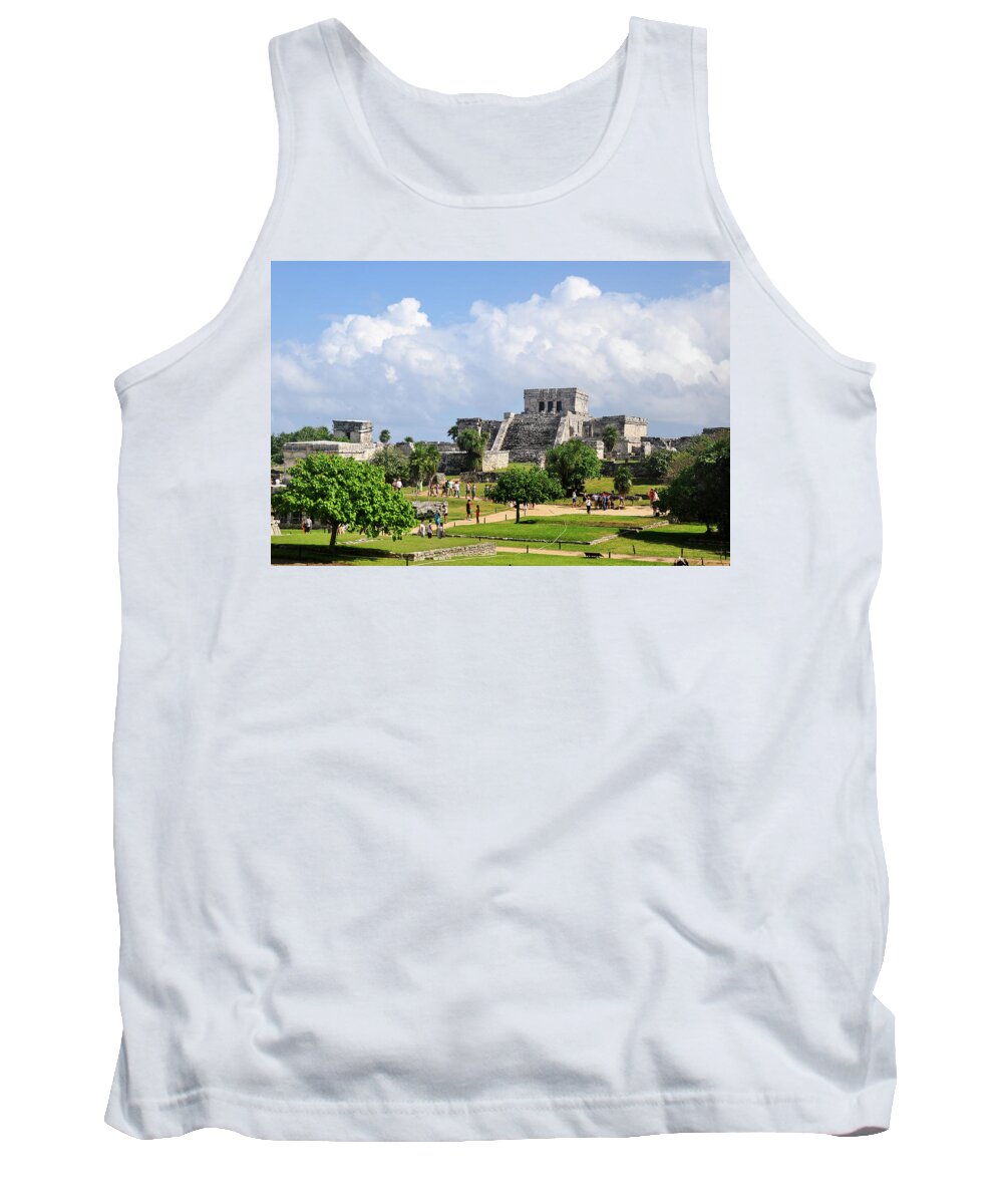 Caribbean Tank Top featuring the photograph Castle in the Sky by Joel Thai