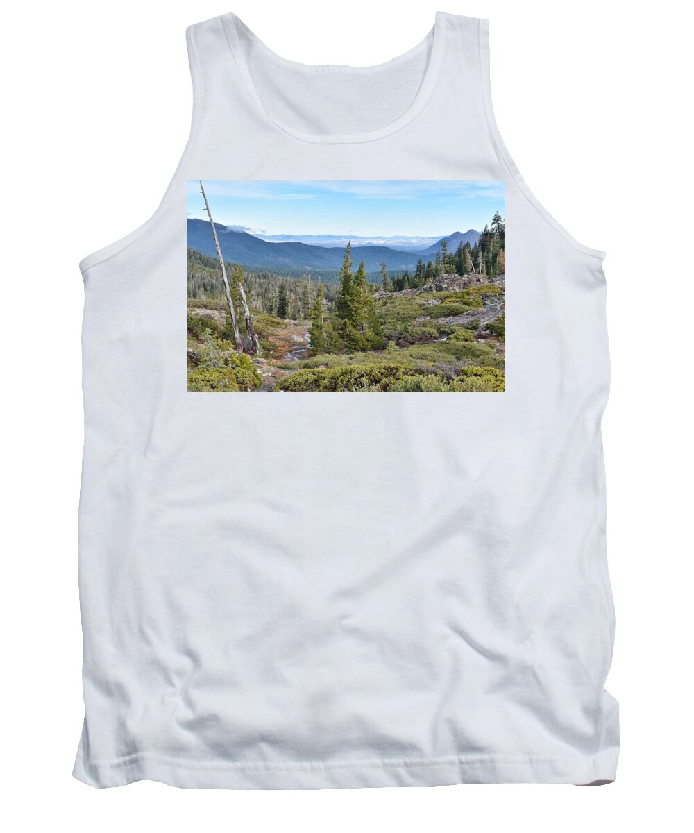 Castle Lake Trail Tank Top featuring the photograph Castle Lake Trail by Maria Jansson