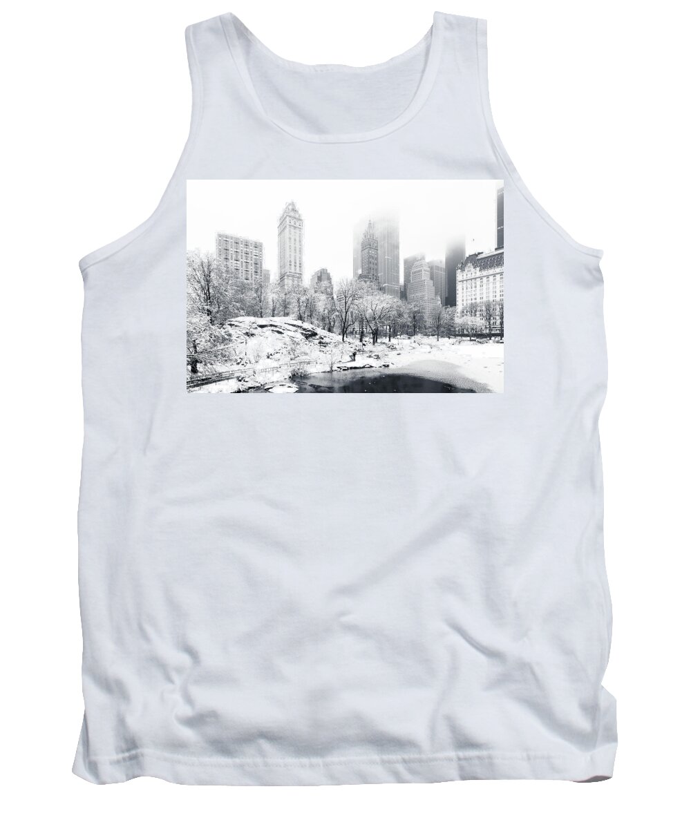 America Tank Top featuring the photograph Central Park by Mihai Andritoiu
