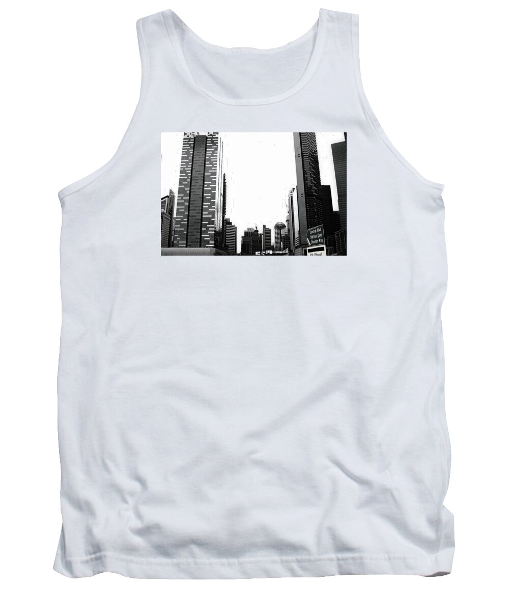 Architecture Tank Top featuring the photograph Cityscape by Kevin Duke