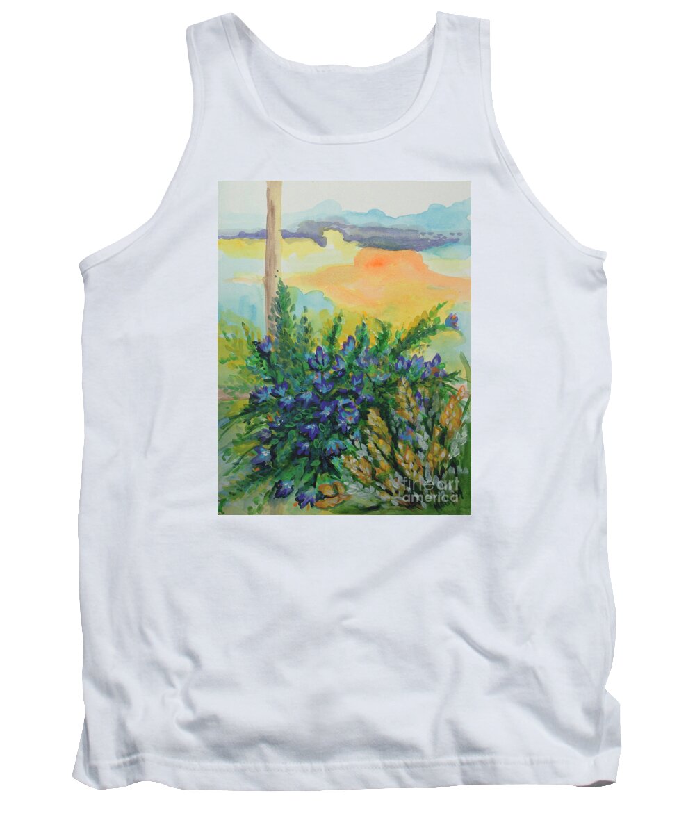Refreshing Tank Top featuring the painting Cleansed by Holly Carmichael