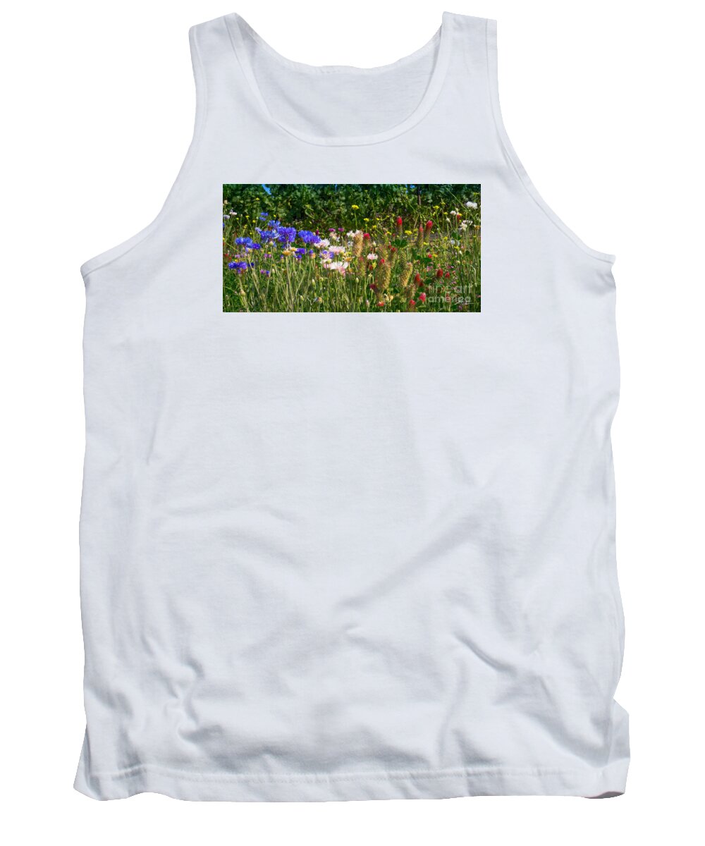 Flowers Tank Top featuring the photograph Country Wildflowers IV by Shari Warren