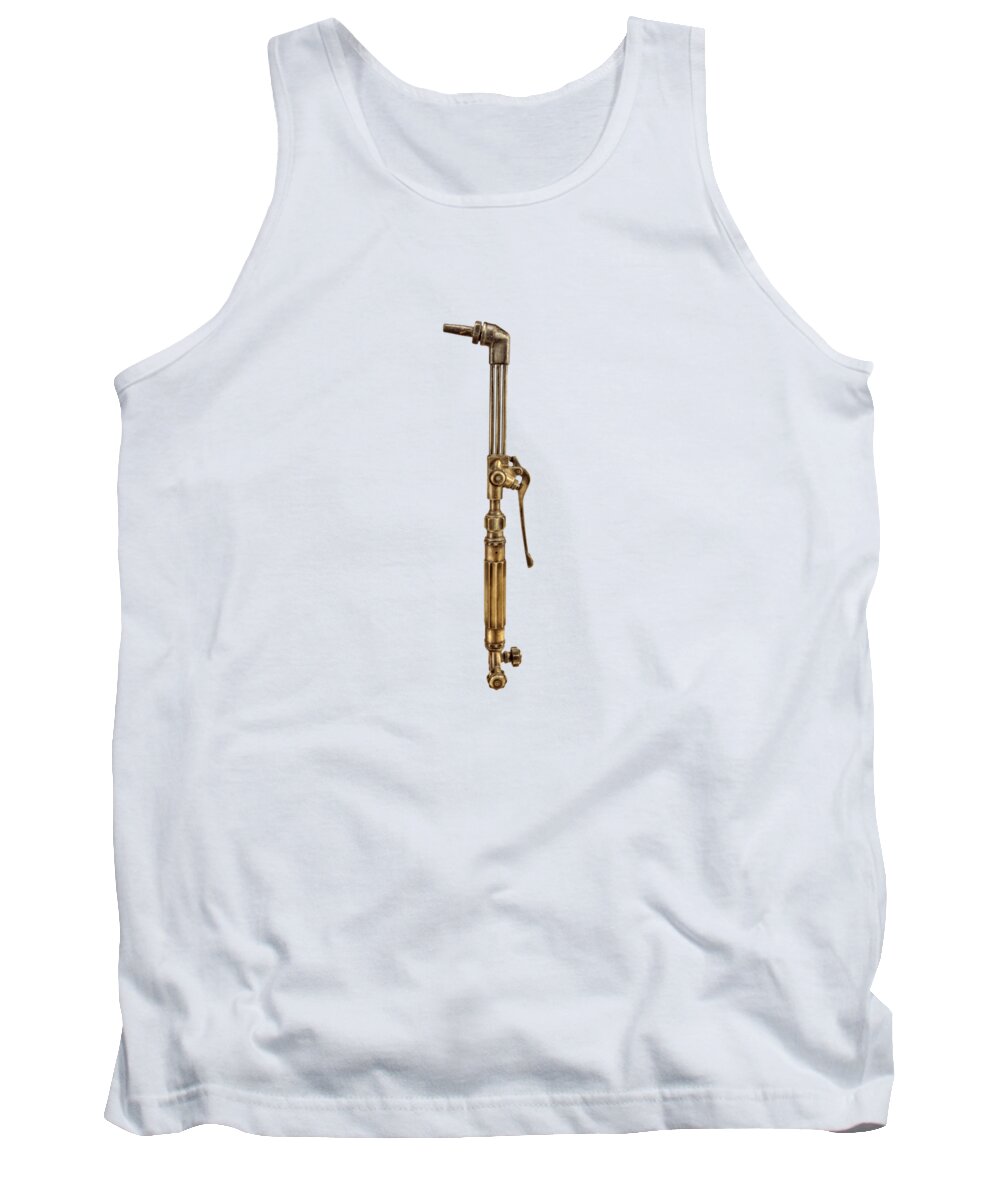 Bottle Tank Top featuring the photograph Cutting Torch by YoPedro