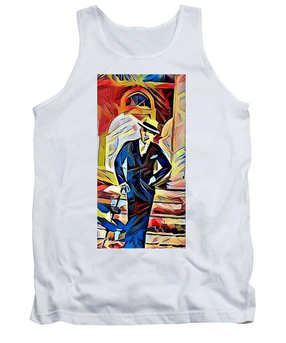 30s Tank Top featuring the photograph Dapper Dude by Gini Moore