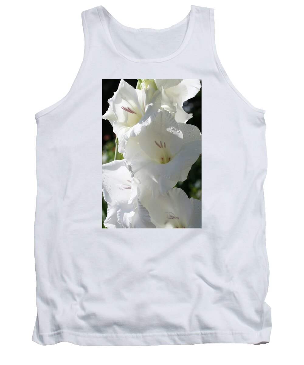 Gladiolus Tank Top featuring the photograph Delightful Gladiolus by Tammy Pool